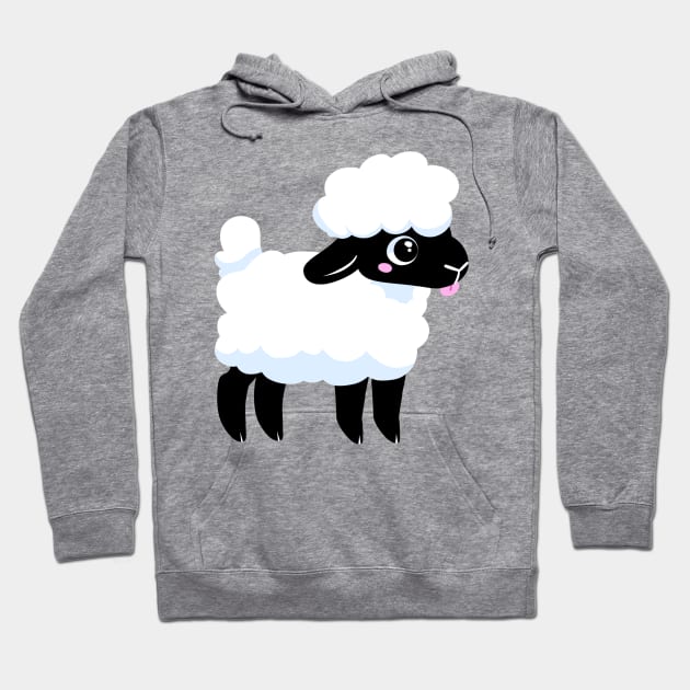 Simple Fluffy Lamb 3 Hoodie by leashonlife